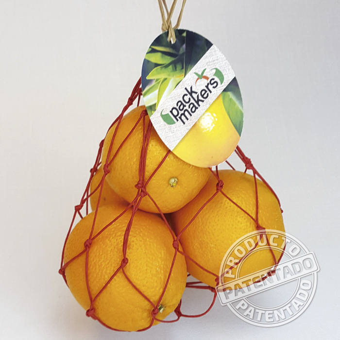 Malla papel fruta