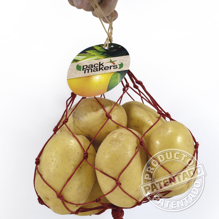 Malla papel fruta
